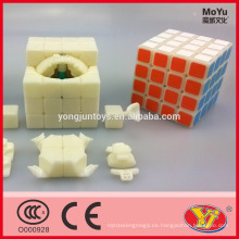 Precio Competive Moyu Weisu Cubo de 4 capas de ABS Rompecabezas mágico Cube Intellect Juguetes para niños y adultos
